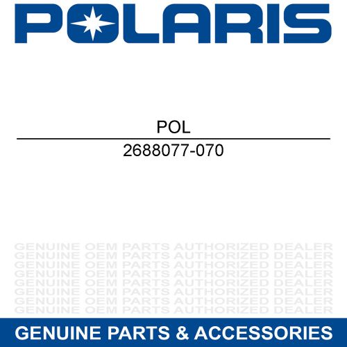 Polaris 2688077-070 cover-seat formed wt blk widetrak 550