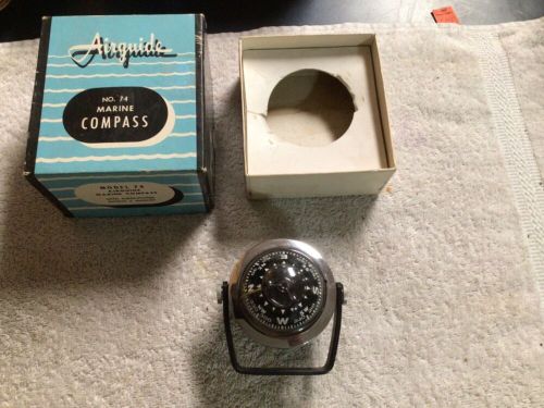 Airguide no74 marine compass with box