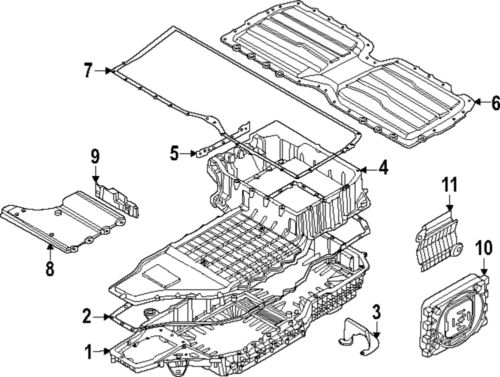 Genuine bmw lower housing gasket 61-27-8-858-063