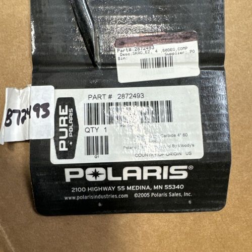 Woody&#039;s  flat-top carbide runners nos polaris 4&#034; skag 60 degree 2872493