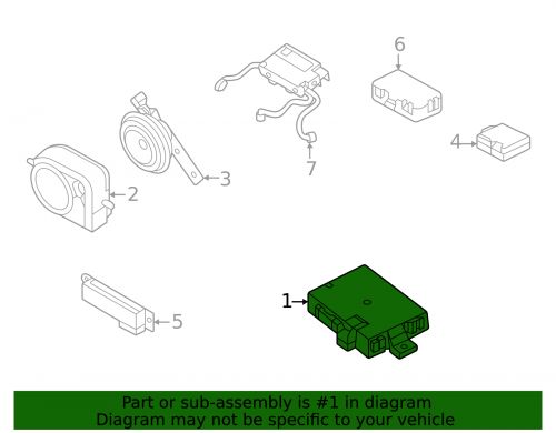 Genuine land-rover control module lr170911