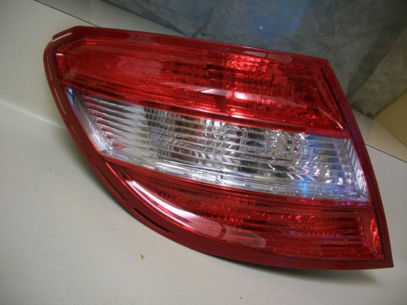 Mercedes c63 c300 c350 08 09 10 11 tail light lamp chipped oem lh original  