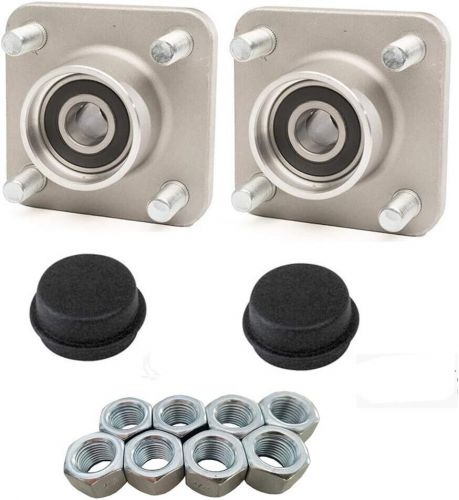 Upgrade your golf cart: 2pcs front wheel hub assembly for club car ds/precedent