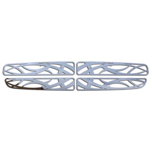 Dodge durango 97-03 stainless tribal front metal grille trim cover grill insert