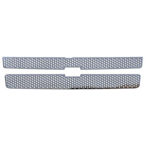 Chevy silverado hd 2500 3500 07-10 stainless circle front metal grille trim 