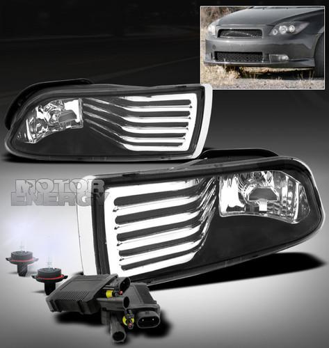 2004-2010 scion tc front bumper driving fog light w/8000k hid+harness+switch kit