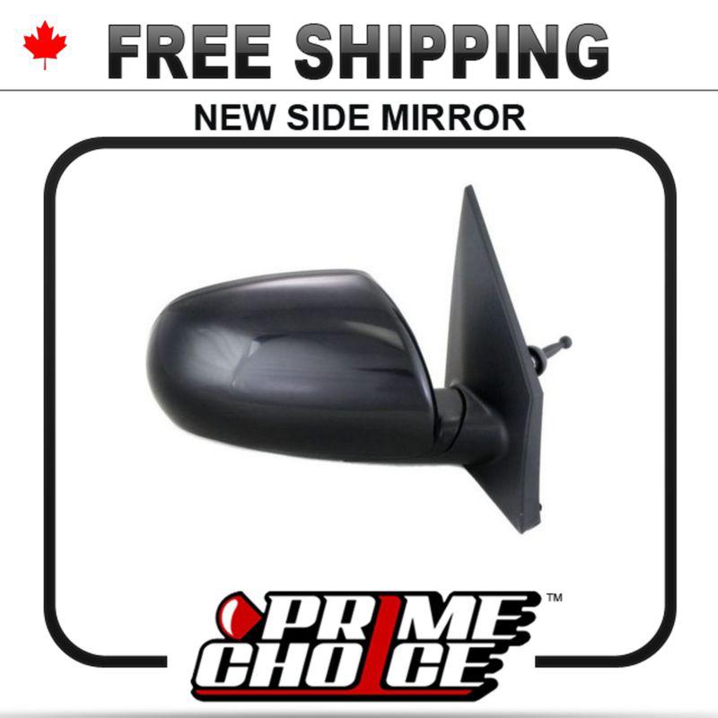 New manual passengers side view door mirror