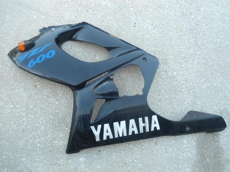 1998 yamaha yzf600r yzf600 yzf 600 600r left side cover fairing plastic cowl