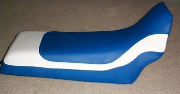 Yamaha banshee checkerd blue seat cover  #ghg5964scblck6964