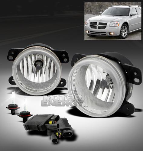 2005-2008 magnum 300 2006-2010 pt cruiser wrangler journey fog light+6000k hid