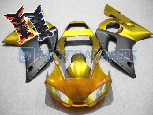 Free tank pad! injection fairing kit for yamaha yzf 600 r6 1998 1999 00 01 02 al