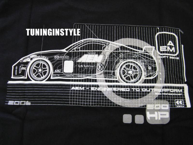 Aem performance grid t-shirt nissan drift 350z large official licensed