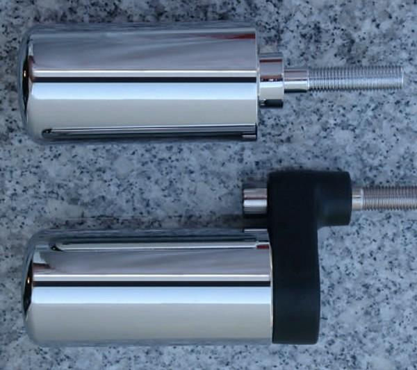 2008-2009 yamaha yzf r6 chrome frame sliders