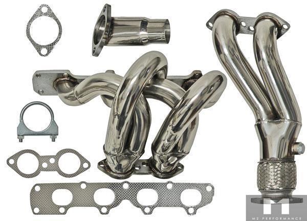 M2 stainless steel exhaust header 2002-2004 chevrolet cavalier 2.2l ecotec