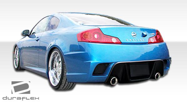 2003-2007 infiniti g coupe g35 duraflex k-1 rear bumper 100466