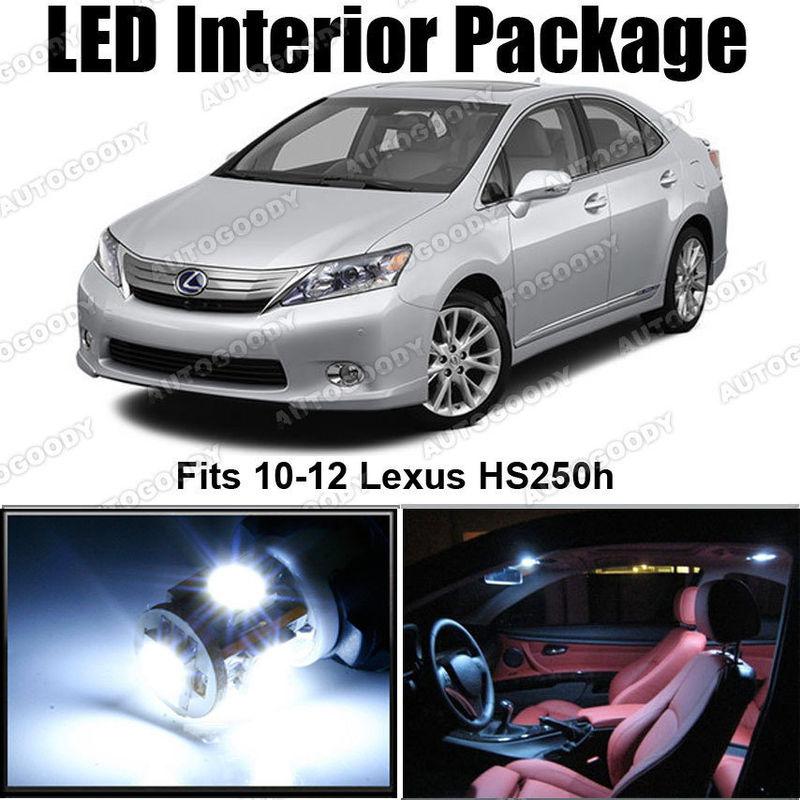 6 x white led lights interior package deal lexus hs250h