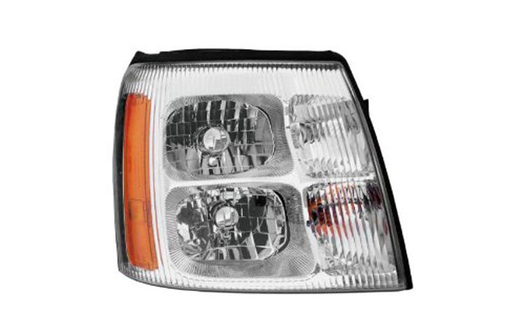 Right passenger side replacement headlight w/o hid 02-02 cadillac escalade