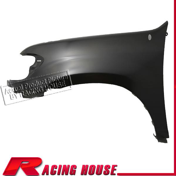 01-04 toyota sequoia w/o flare holes front fender driver left side primered blk