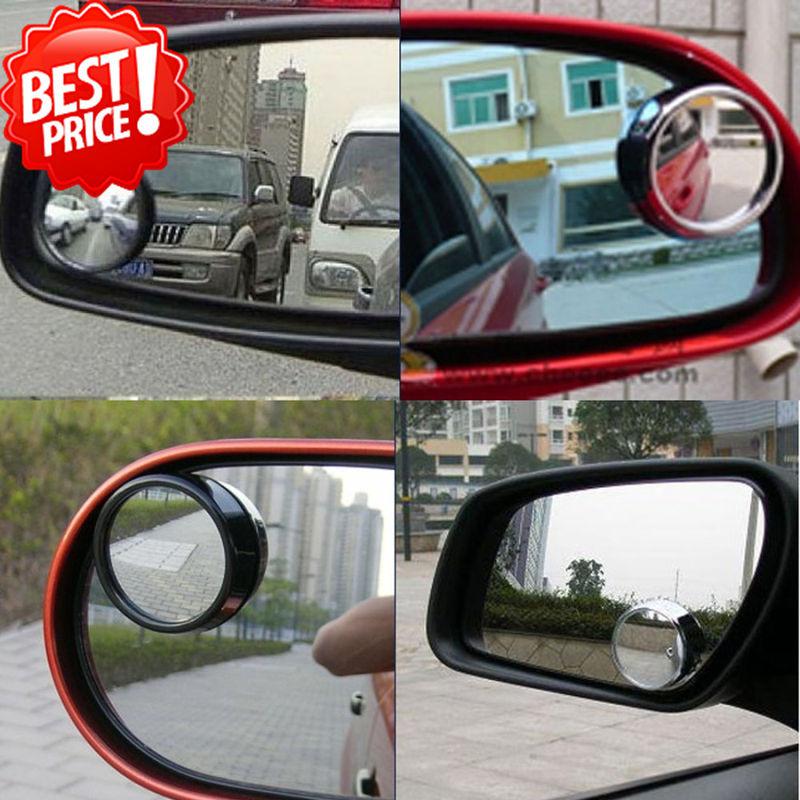 Anti glare 2" round blind hot spot mirror universal truck suv coupe seaden aa19