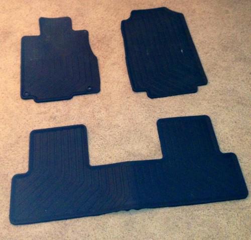 New oem genuine honda cr-v floor mats all weather black