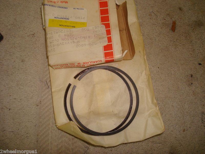 Yamaha nos piston rings .25 os 3v9-e1611-10-00 rt180 1990-1998