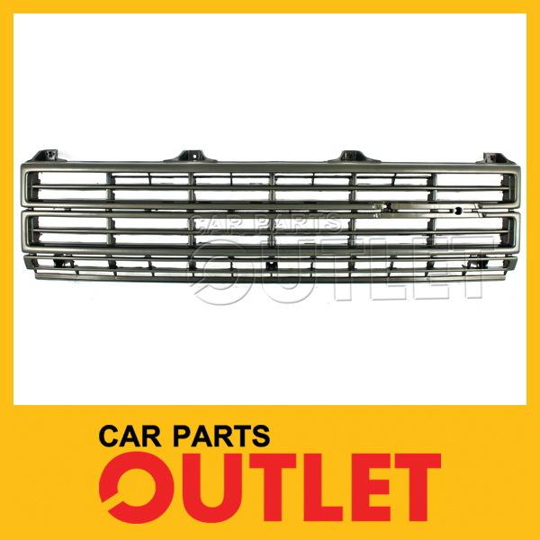 1982-1983 toyota pickup base 2wd front grille to1200141 painted gray grill frame