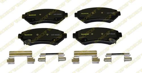 Monroe dx699 brake pad or shoe, front-monroe dynamics brake pad