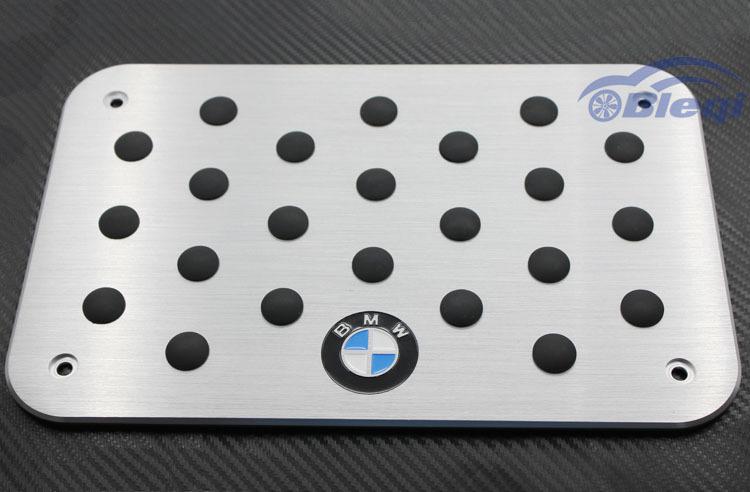 Thick aluminum floor carpet mat pedal plate bmw m3 m5 m6 x1 x3 x5 x6 z3 z4 z8