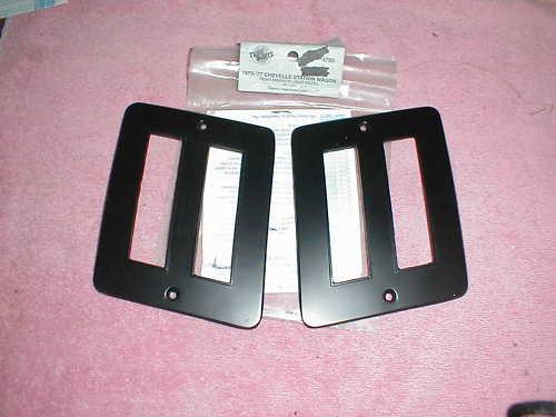 New 1973-77 chevy chevelle wagon rear side marker bezels.....