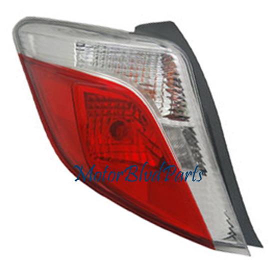 2012-2013 toyota yaris tail light tail lamp driver left hand side lh