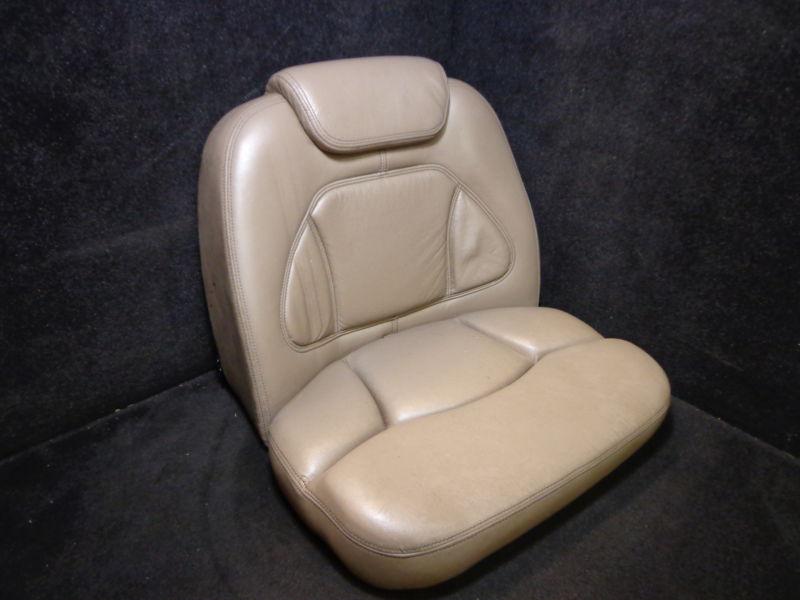 Skeeter bass boat brown seat #dr9 - includes 1 seat back & 1 seat bottom cushion