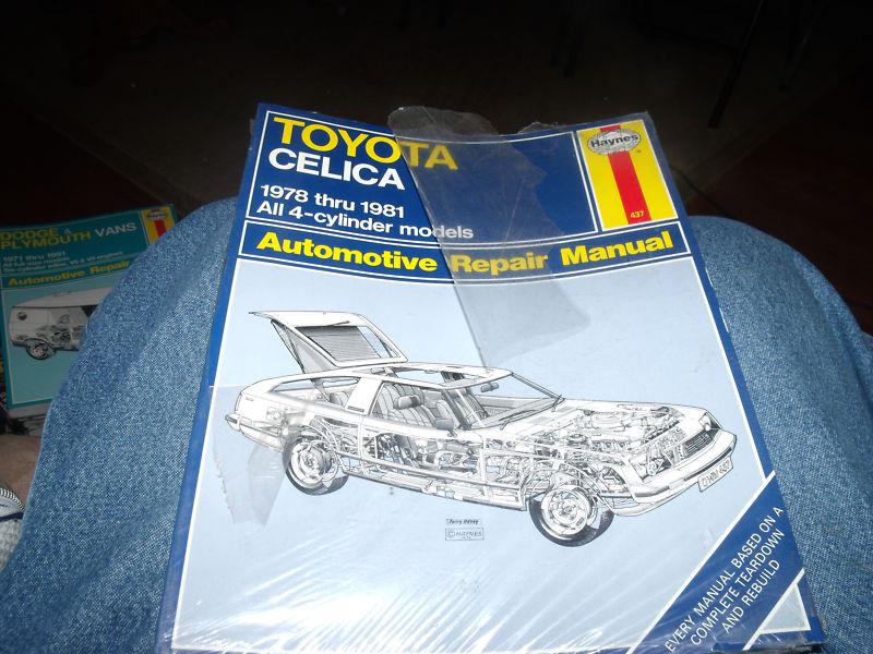 Toyota celica 1978 1981  all 4 cylinde models  haynes workshop repair manual nos