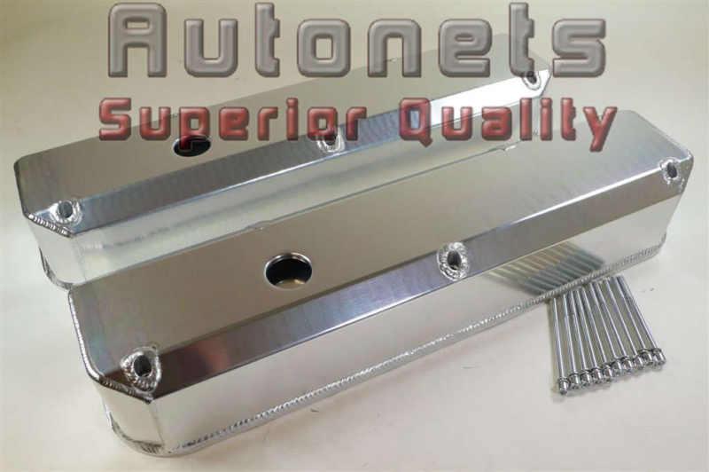 Small block chrysler mopar v8 aluminum fabricated valve cover street hot rat rod