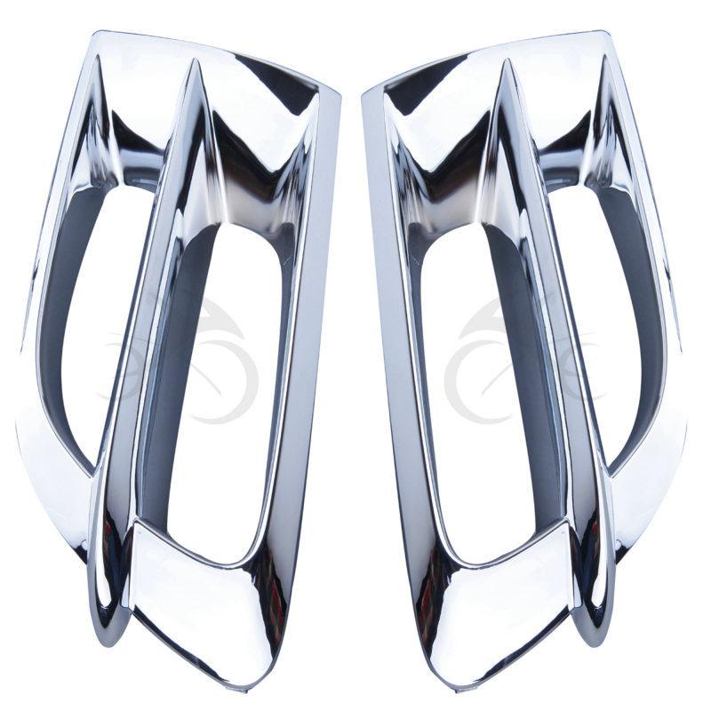 Left & right chrome side fender covers for honda goldwing gl1800 2001-2011 new