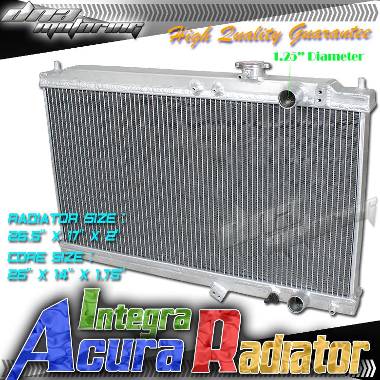 Integra 94-01 dc2 mt dual core full aluminum radiator  