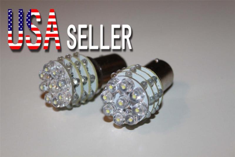 New 2x  1157 car 36 led turn tail brake lights bulbs white