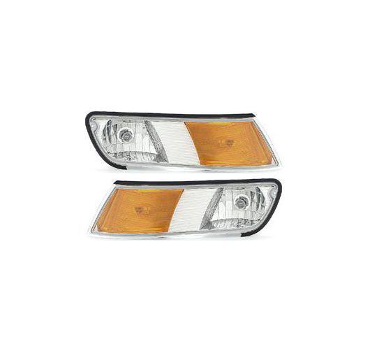 99-02 mercury grand marquis side corner marker turn signal light lamp pair set