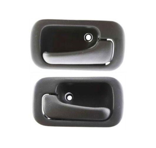 92-95 honda civic 4 door sedan dark gray interior handle set pair