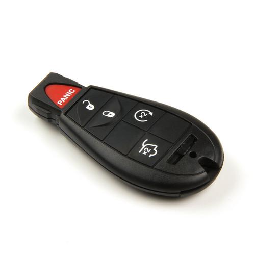 Insert blade keyless fobik uncut remote key fob case shell for dodge jepp