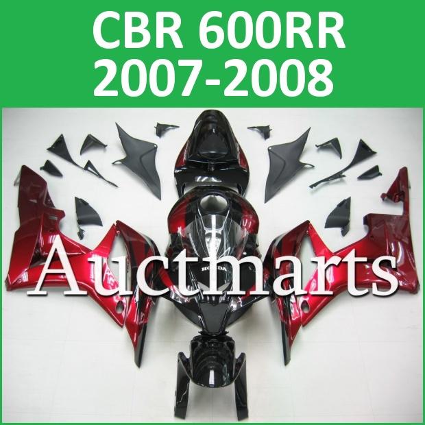 Fit honda 07 08 cbr600rr cbr 600 rr 2007 2008 fairing kit abs plastics h46 c03