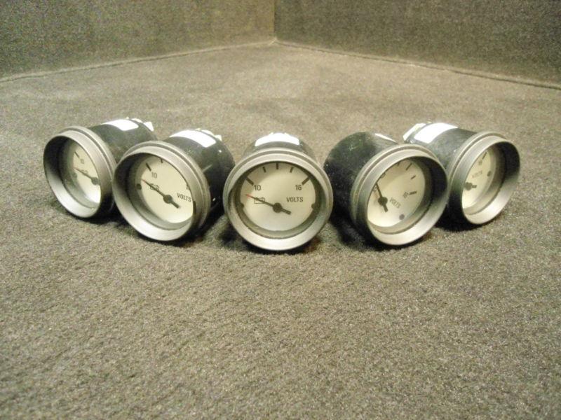 Brunswick lot of 5 volt gauge #940554 inboard/outboard instrument gauge part # 3