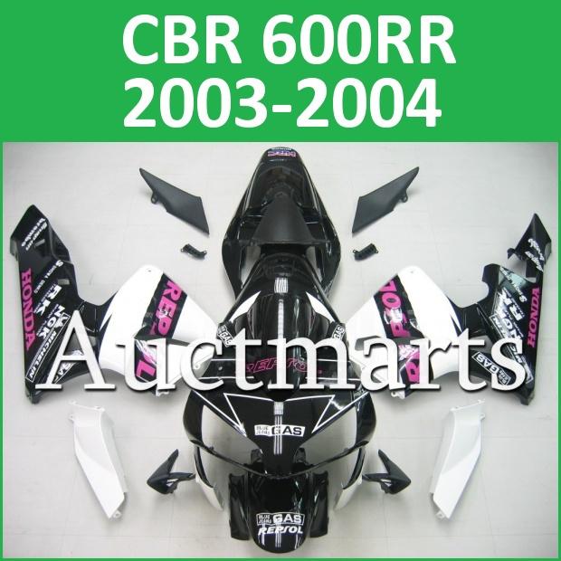 Fit honda 03 04 cbr600rr cbr 600 rr 2003 2004 fairing kit abs plastics a94 c03