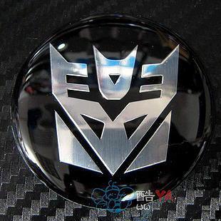 ~ transformers decepticon ~ car truck wheel emblem sticker badge 4pcs set