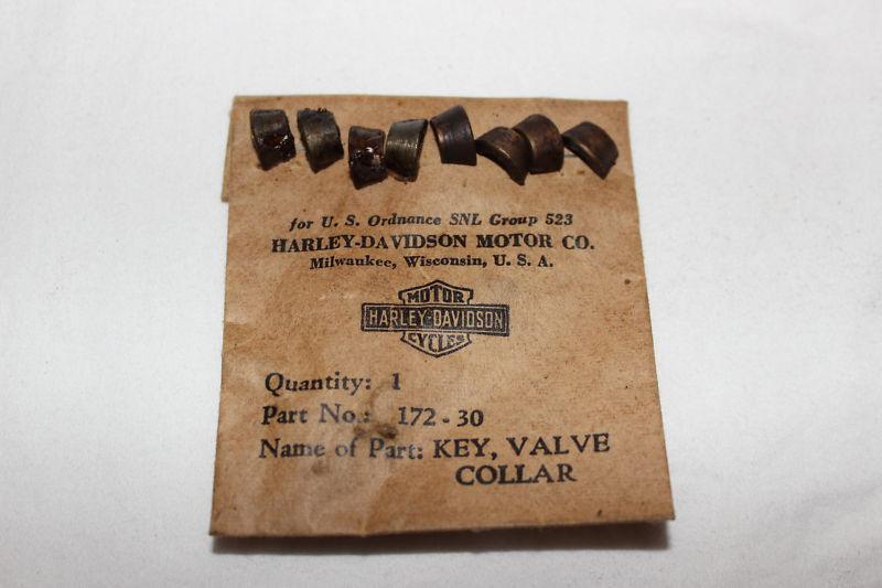 Harley davidson 45 flathead sportster valve keeper keys 8 pack nos 18228-30 (3)