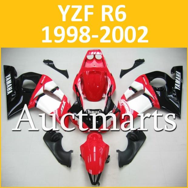 Fit yamaha yzfr6 98 99 00 01 02 yzf r6 1998 1999 2000 2001 2002 fairing h21 b12