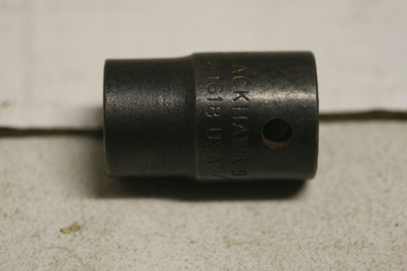Blackhawk uw-1618  1/2 inch drive 9/16  6 point  impact socket  made in usa