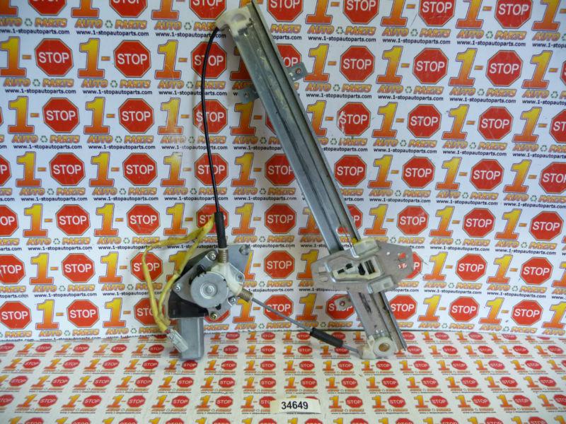 98 99 00 01 02 honda accord passenger/right front window regulator w/motor oem