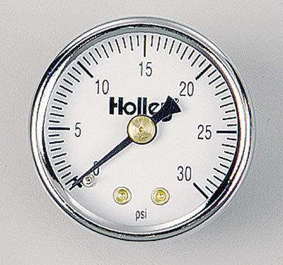 Holley 26-502 analog 0-30 psi fuel pressure gauges -  hly26-502