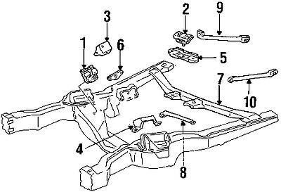 Gmc 22145766 genuine oem factory original mount