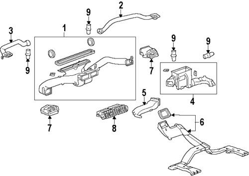 Gmc 20935612 genuine oem factory original air deflector